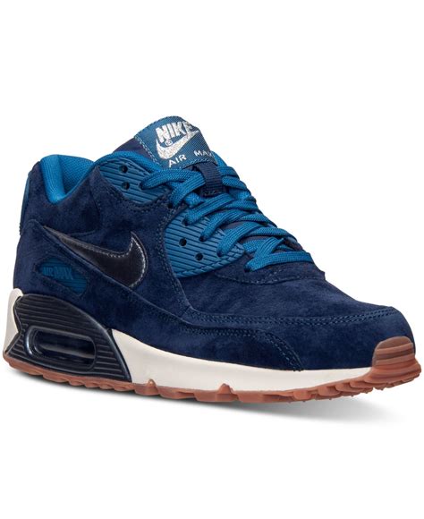 blue nike air max sneakers.